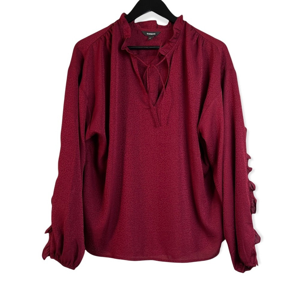 Express Ruffle Sleeve Blouse